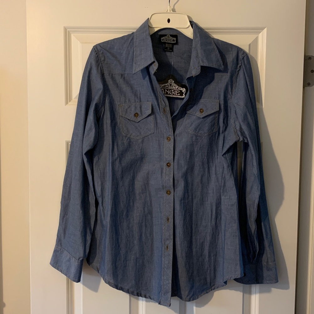 Denim Blue Long Sleeve Shirt